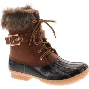 Nature Breeze DUCK-01 Tan Womens boots 6.5 NEW
